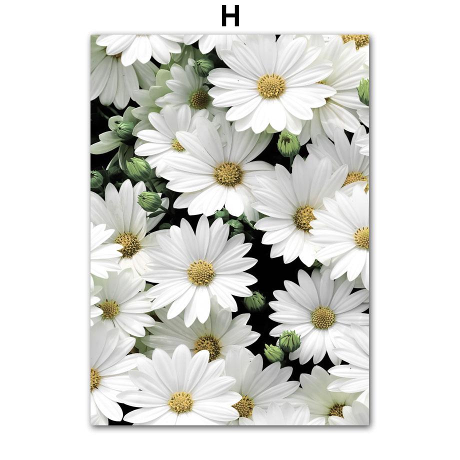 Sommer Grün See Wald Hügel Blume Abstrakte Nordic Poster Und Drucke Wand Kunst Leinwand Malerei Dekor Bilder Wohnzimmer