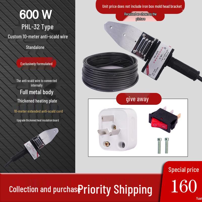 Poly Yida PPR Hot Melt Plastic Pipe Welder with Mold Head