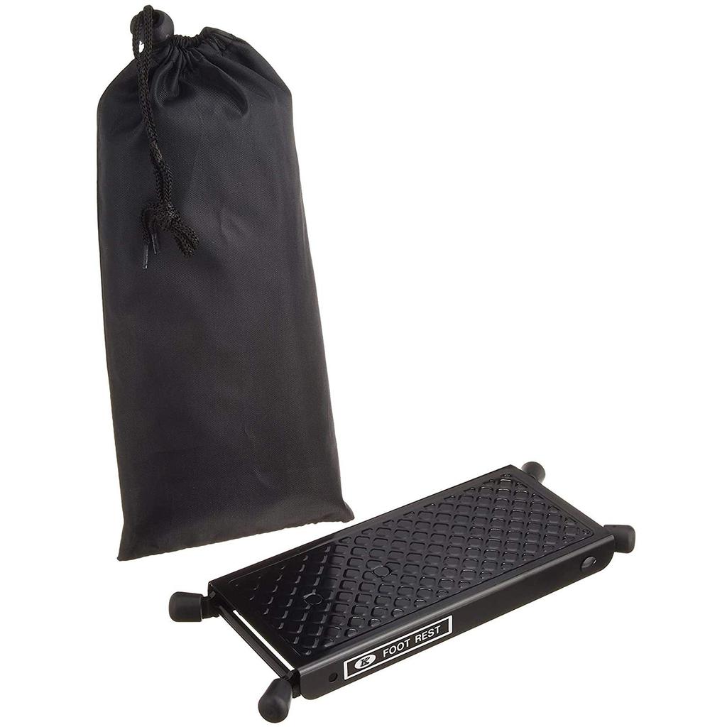 Kikutani GF-7 Guitar Footstool, Aluminum, Weight: 210g, 4-Level Height Adjustment, Black