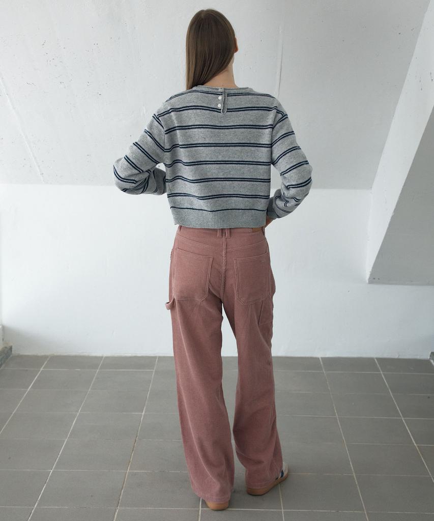 AHWE Corduroy Wide Pants_Pink