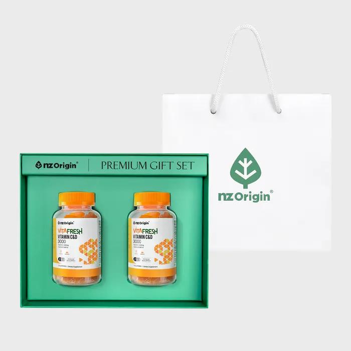 

[Gift Set] Vita Fresh Vitamin C & D 3000 (70 gummies) X 2
