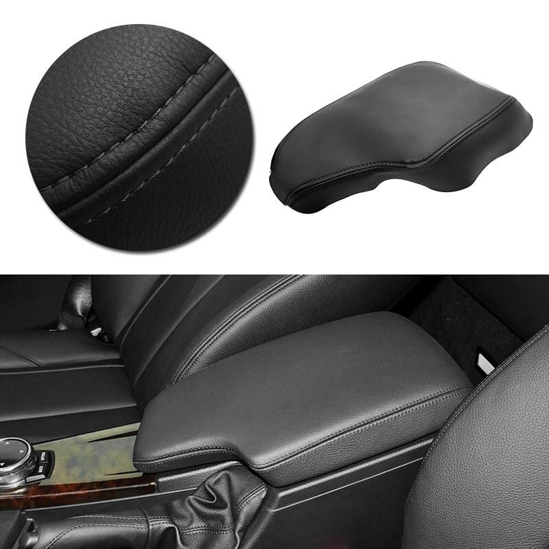 Car Center Console Lid Armrest Box Leather Cover For BMW 3 Series F30 2013-2018 Center Console Lid Armrest Cover