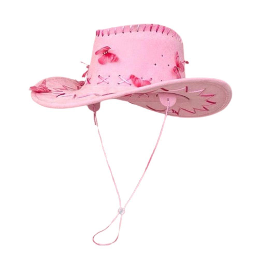 Denim Sunscrean Bucket Cap Punk Summer Sun Hat Elegant Western Cowboy Hat  Travel