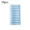 Jacquard Stripe Baths Towel with Back Pulling Design Exfoliating Body Washcloth for Shower and Skin Cleansing Bathroom Supplies