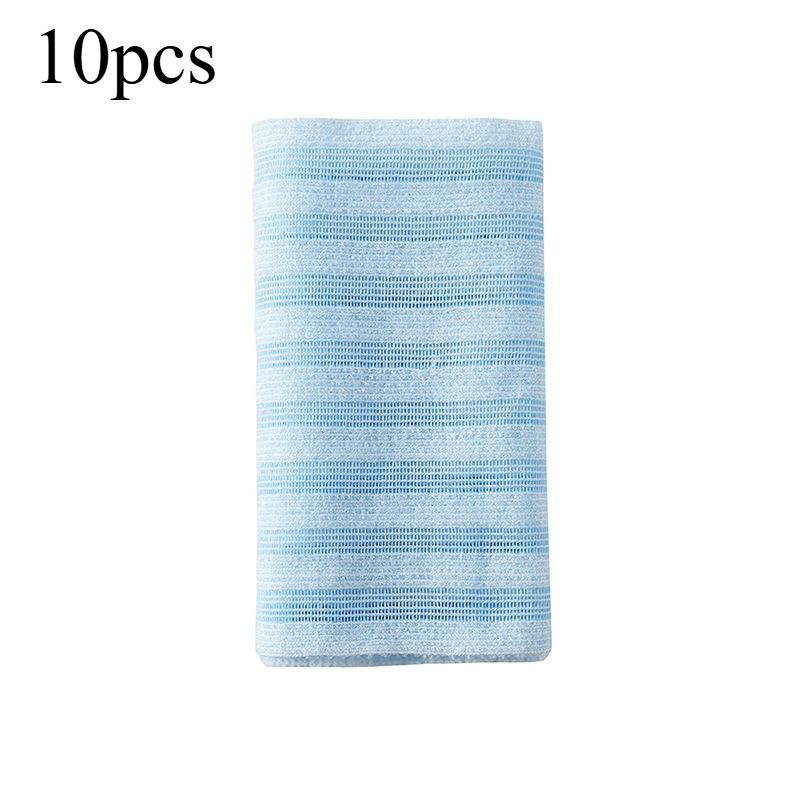 Jacquard Stripe Baths Towel with Back Pulling Design Exfoliating Body Washcloth for Shower and Skin Cleansing Bathroom Supplies