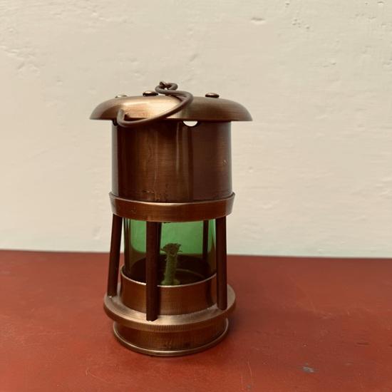 Brass Mining Oil Lamps, Set of 3 Nautical Lanterns