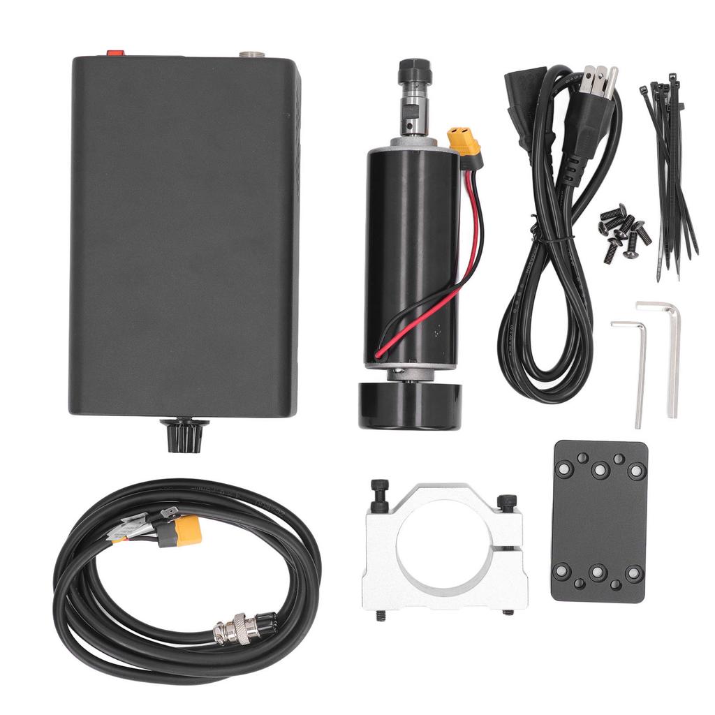 Kit Motor Ax 12000RPM CNC Motor Ax Răcit cu Aer Regulator de Putere Mandrină ER11 cu Suport de Prindere 52mm