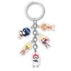 Overlord Anime Game Cute Acrylic Keychain Set (5 Transparent Ornaments)