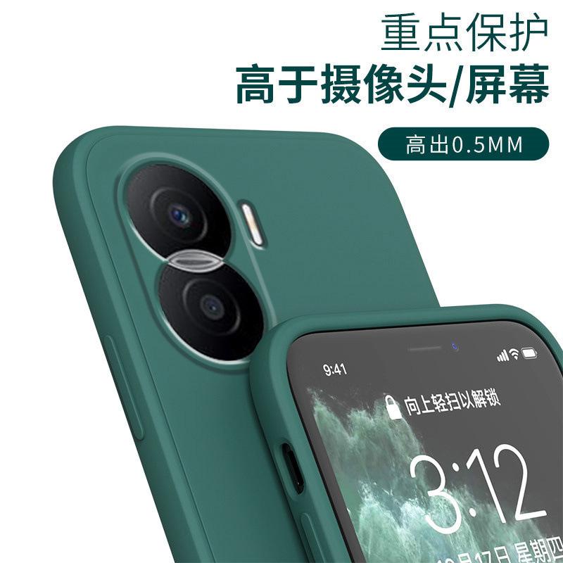 Applicable to Huawei Honor x11i mobile phone case, new Honor x11i liquid silicone honorx11i straight edge soft case x