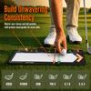 Black‑white Main Body Golf Training Mat 30 × 67 cm Golf Swing Mat  Home Golf Training
