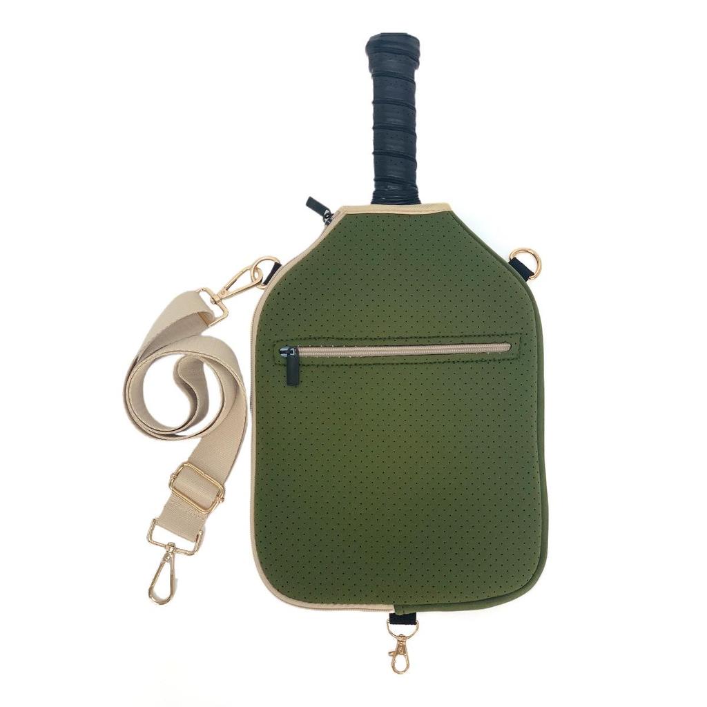 2025 Portable Sports Bag for Badminton, Tennis & Pickleball - Fits 2 Rackets, Handheld, Large-Capacity, Down Cotton