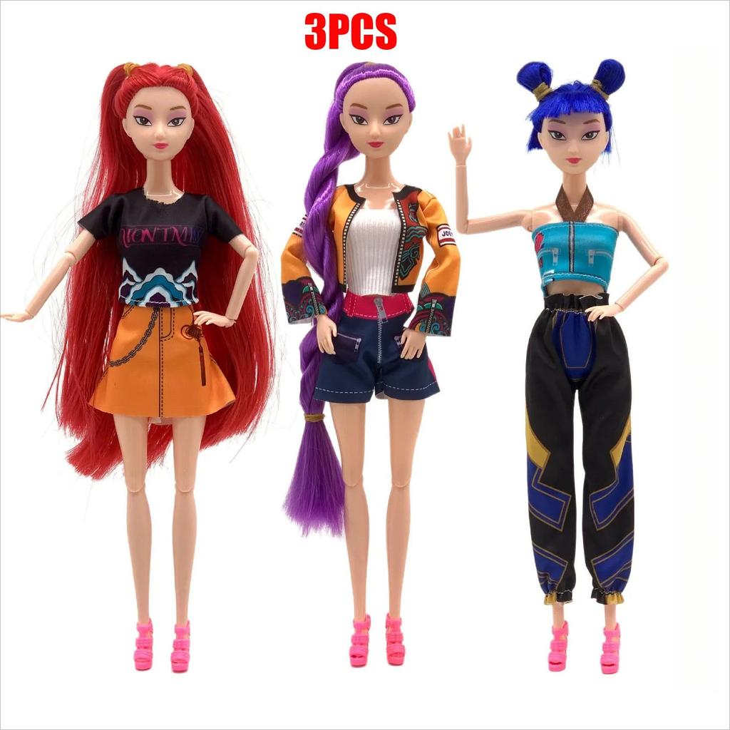 Rumi Mira Zoey Toy Action Figure, Beautiful Princess, Girl Dolls, DIY Plastic Toy for Girls
