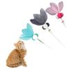 resistant for Cat Playing with Bell Cat Stick Toys Pet Toys Kitten Teaser Stick Cat Fishing Rod