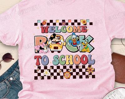 Teacher Shirt, Welcome Back To School Shirt, First Day Of School, Back To School Group Shirts, Kindergarten Teacher Shirt, Mickey & Friends