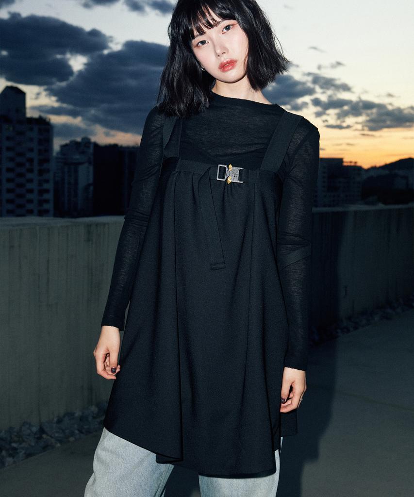 Nilring D05.00 Buckle Point Dress_Black