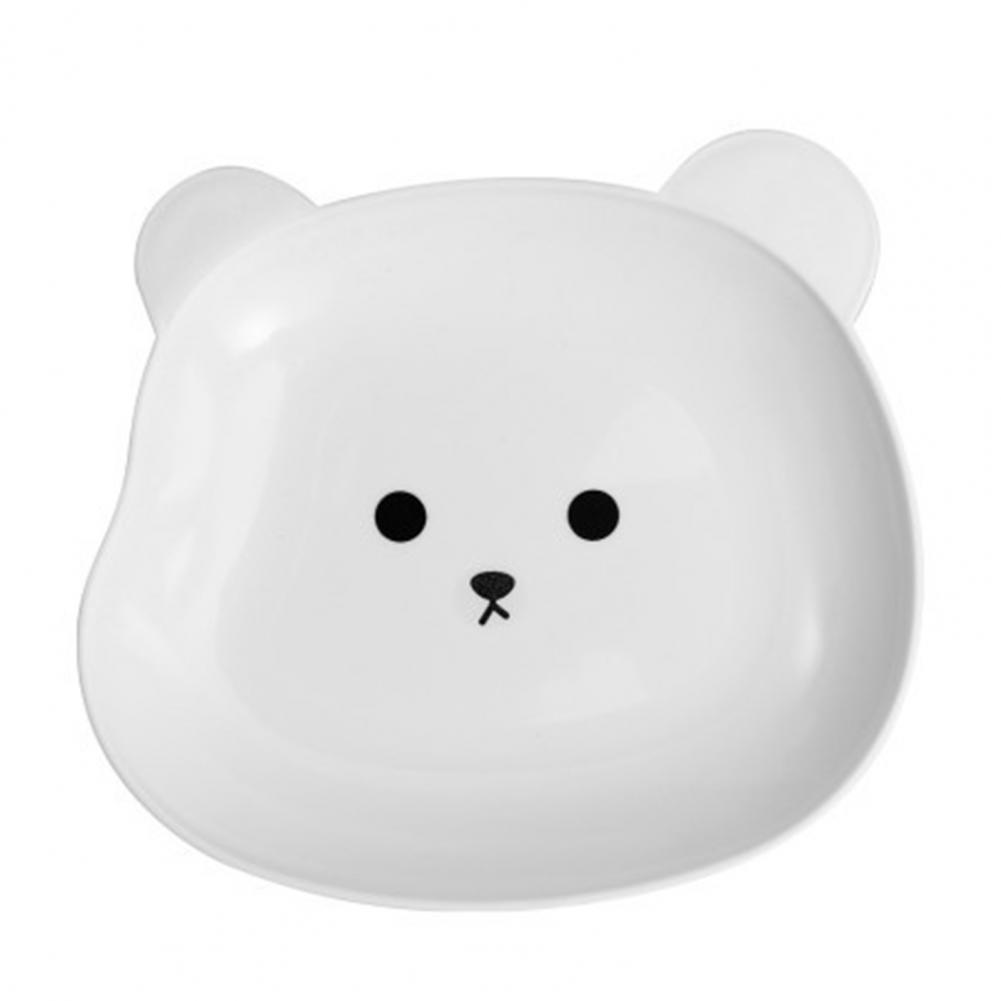 Cartoon Bear Storage Tray Cute Dishes Plate Fruit Snack Plates Desktop Decorative Trays Food Organizer Kitchen Table Supplies