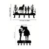 Metal Wall Hook Bohemian Home Decor Romantic Couple Key Holder Rustic Iron Hooks