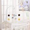 Baby Bed Bell Carousel Crib Mobiles Rattles Music Educational Toys for Cots Infant Baby Toys 0-12 Months for Newborns Gifts