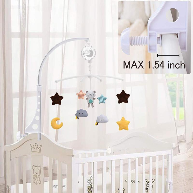Baby Bed Bell Carousel Crib Mobiles Rattles Music Educational Toys for Cots Infant Baby Toys 0-12 Months for Newborns Gifts