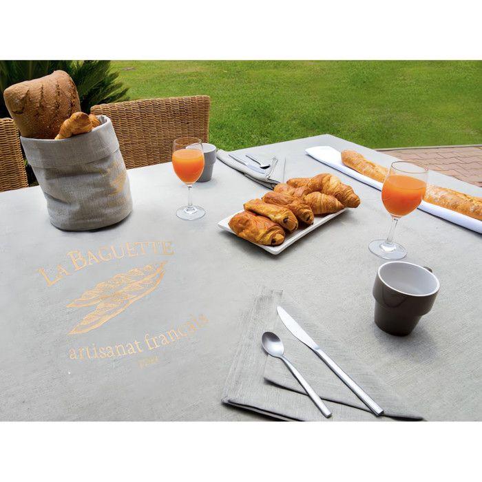 Nappe rectangle en coton140x300cm anti-tâches