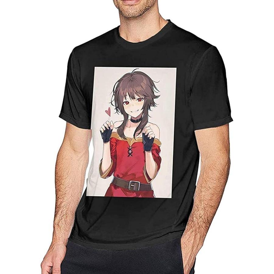 ЕЩЕ ОДНА КРУТАЯ Мужская хлопковая футболка с круглым вырезом Мегумин KonoSuba Крутая XS XXXXXL разноцветный