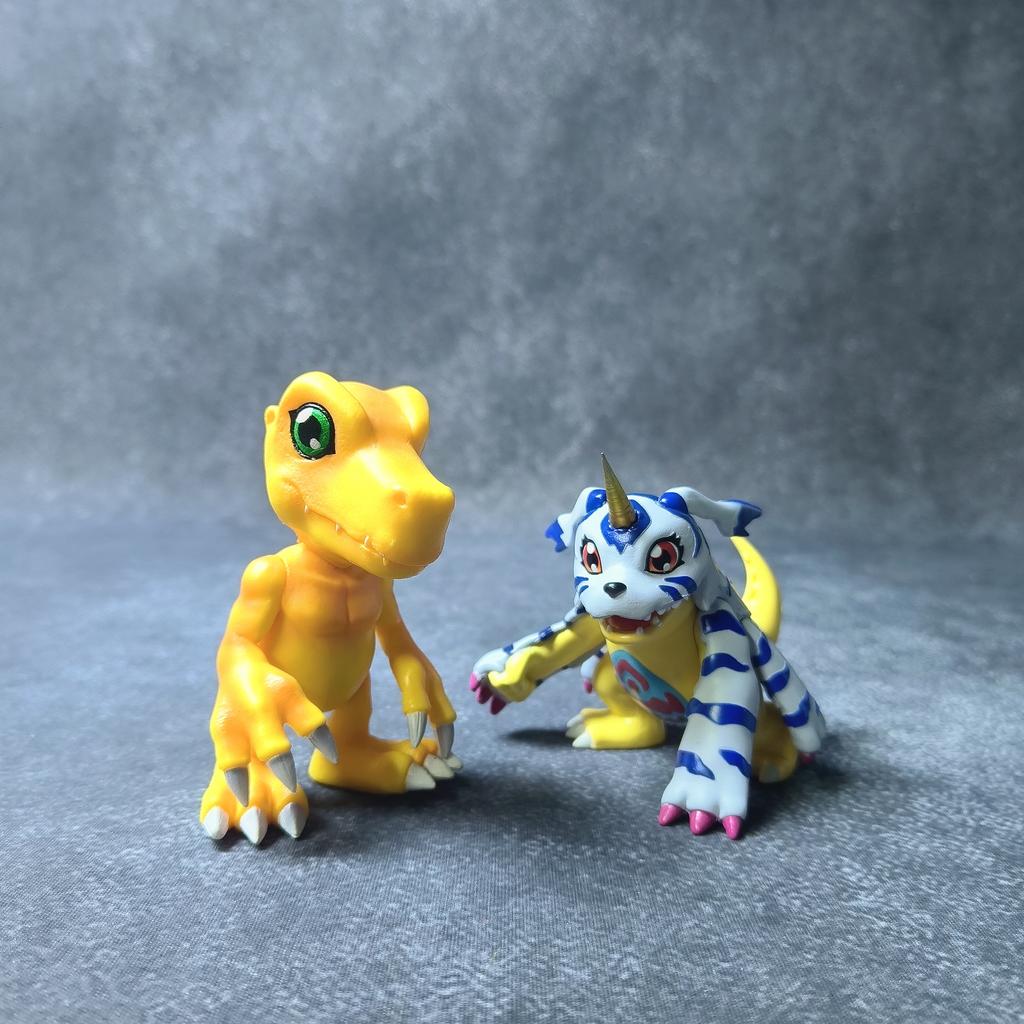 Figurki Digimon Tai Agumon Mimi Baruemon Shuji Badaemon Gabumon Figurka Akcji Kolekcjonerskie Zabawki Prezent świetny do codziennego użytku