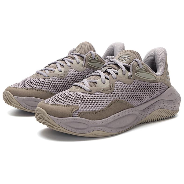 Under Armour Curry Splash 24 Comfortable Lightweight Breathable Basketball Shoes Unisex Sneakers Brown 3028193-200