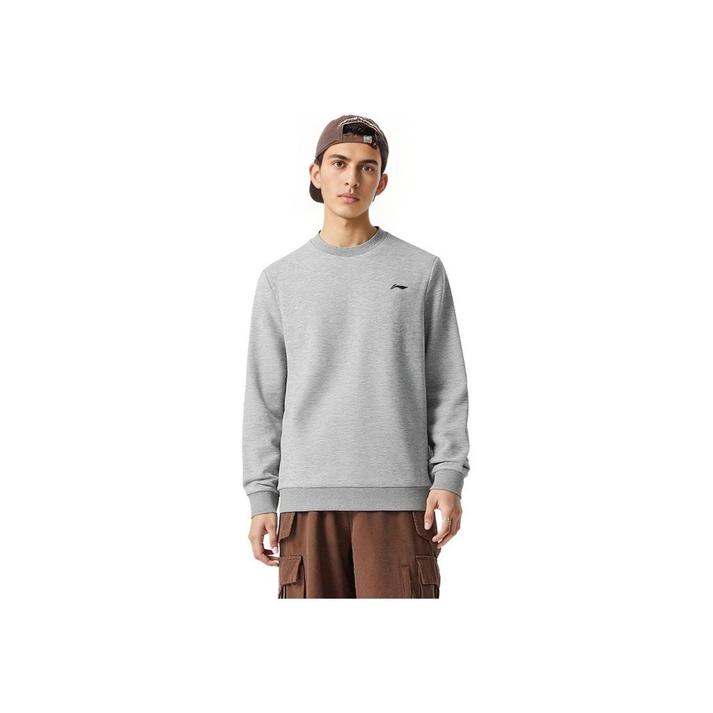 Li-Ning Minimalist Round Neck Comfortable Sports Sweatshirt Men Sweatshirt AWDVE41-2