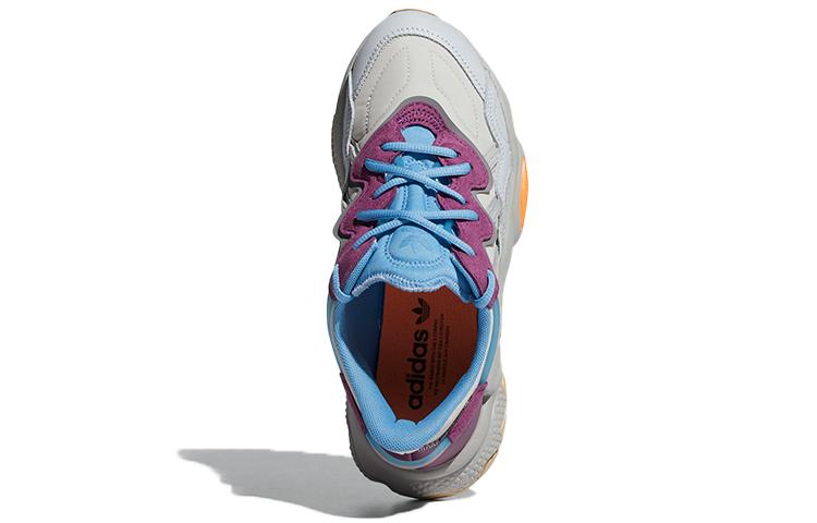 Women's Sneakers Adidas Originals Ozweego 'Gray Purple Blue' Women's