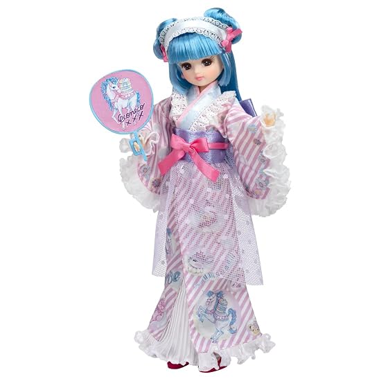 Takara Tomy Licca-chan Doll LD-14 Econeco Yukata Licca-chan Dress-up Pretend Play Toy Ages 3 and up