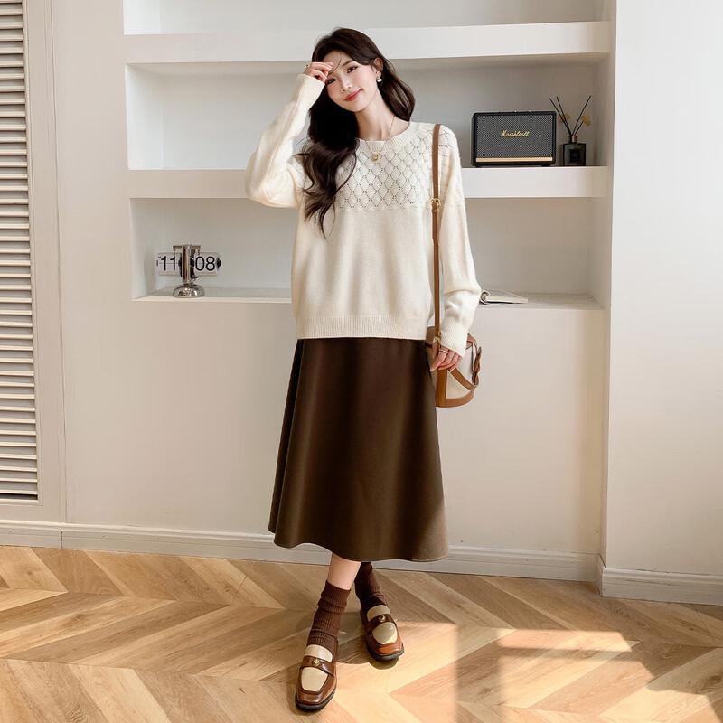 

Mocana Women s Crocheted Knit Long Sleeve Sweater One Size