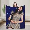 Holly Humberstone Cruel World Flannel Blanket  Super Warm Throw Blanket for Home Decor Street Trend Bedspread Sofa Bed Cover