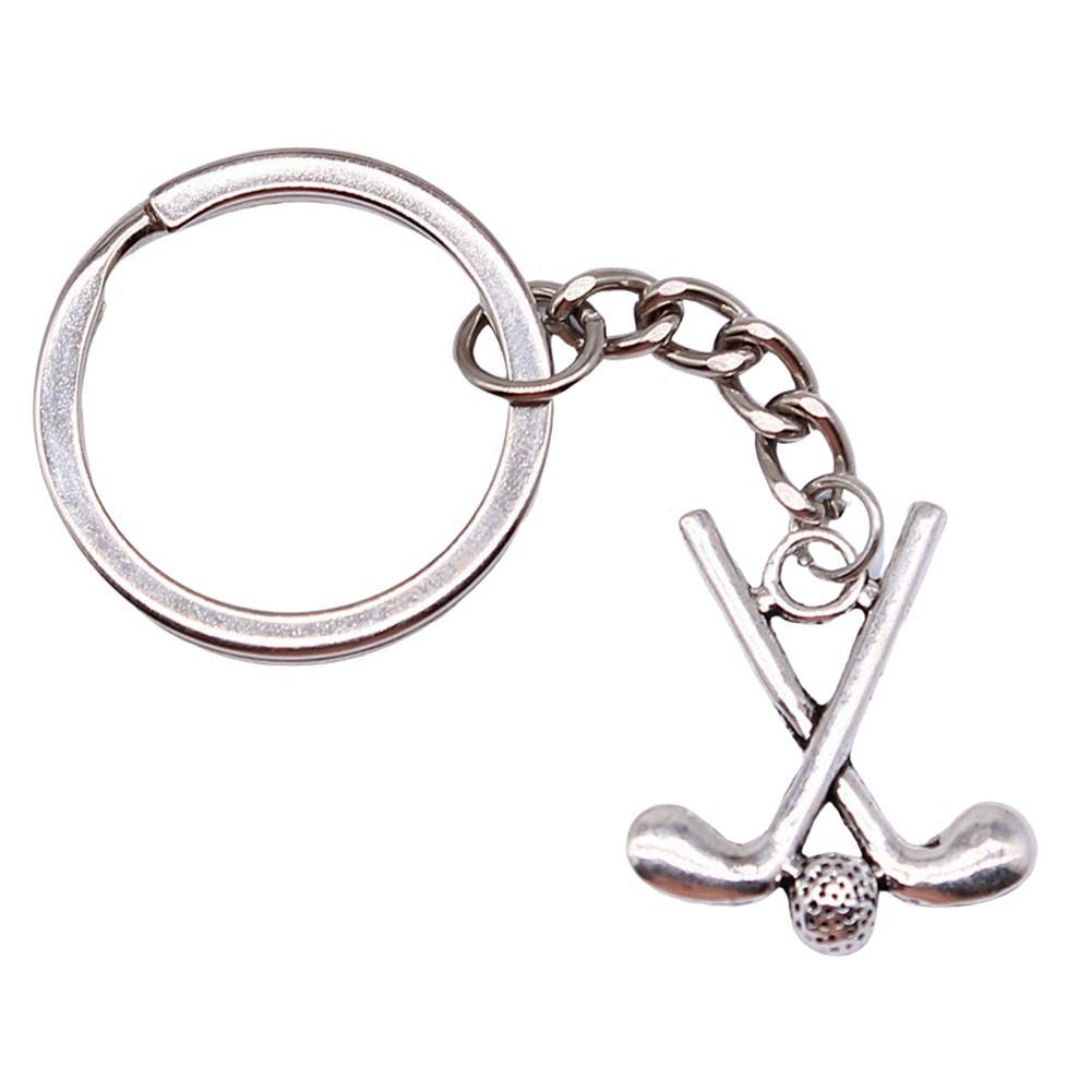 Metal Fittings Yoga Keychain Sport Theme Key Ring Souvenir 28mm