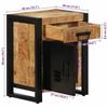 VidaXL Table de chevet 40x30x50 cm bois massif de manguier brut, armoire de chevet, armoire de lit, table d'appoint pour 4013559