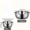 Stainless Steel Mixing Bowl | Heavy Duty Large Capacity, Stackable, Salad Bowl for Restaurants, Catering, and Bakeries