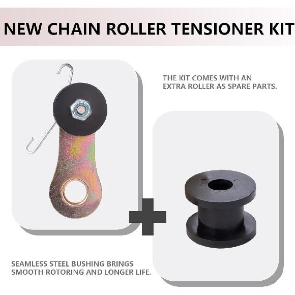 Heavy Duty Chain Roller Tensioner W/Spring 110Cc 125Cc 140Cc Dirt Pit Pro Dirt Bike 4 Wheeler Black