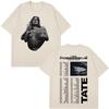 Tate McRae Miss Possessive Tour Maglietta Vintage Uomo Donna Harajuku Manica Corta Magliette Cotone Casual Magliette Regalo per Fan
