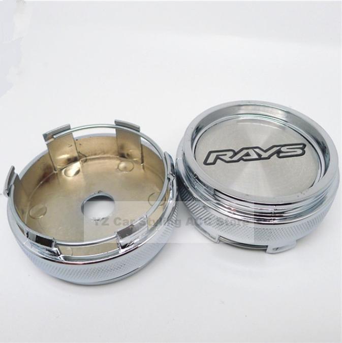 

4pcs 66mm Rays Wheel Caps Car Center Hub Cover VOLK CE28 TE37 RE30 TTA ZE40 Black Chrome Emblem Auto Styling Accessories