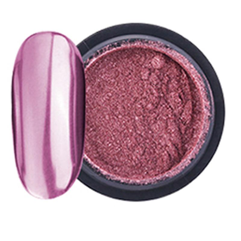 

Зеркальная пудра для ногтей Розовый Серебристый Золотой Шампанское Металлический эффект Дизайн ногтей Блеск Пыль