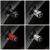 4Pcs Alloy Car Valve Cap Wheel Valves Dust Cover Tire Accessories For Citroen e-C3 e-C4 X C5X C3 C4 Cactus Picasso C-Crosser C6
