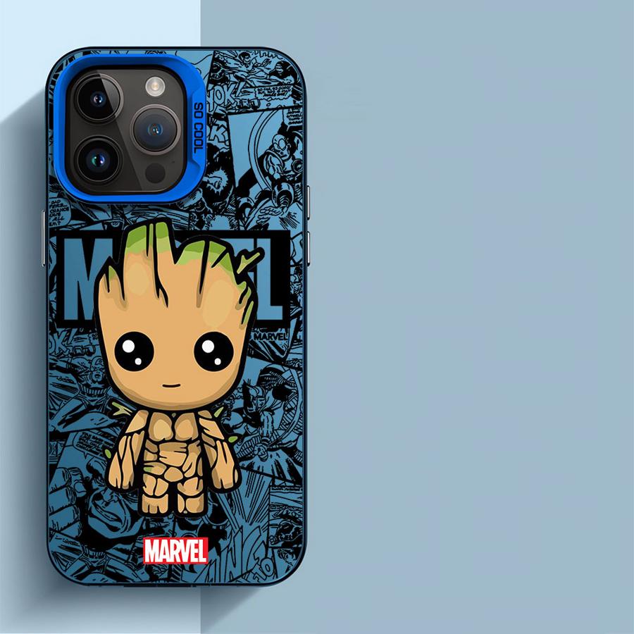 Marvel Groot Deadpool Hülle Handyhülle für Apple iPhone 15 Pro Max 16 Pro 14 Pro 13 12 11 Pro Max 14 Plus Schutzhülle Weiche Schale
