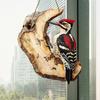 Bird Hanging Sign Vintage 2D Bird Wooden Signage Rustic Wall Decoration Sign for Farmhouse Home Front Door Wall Window