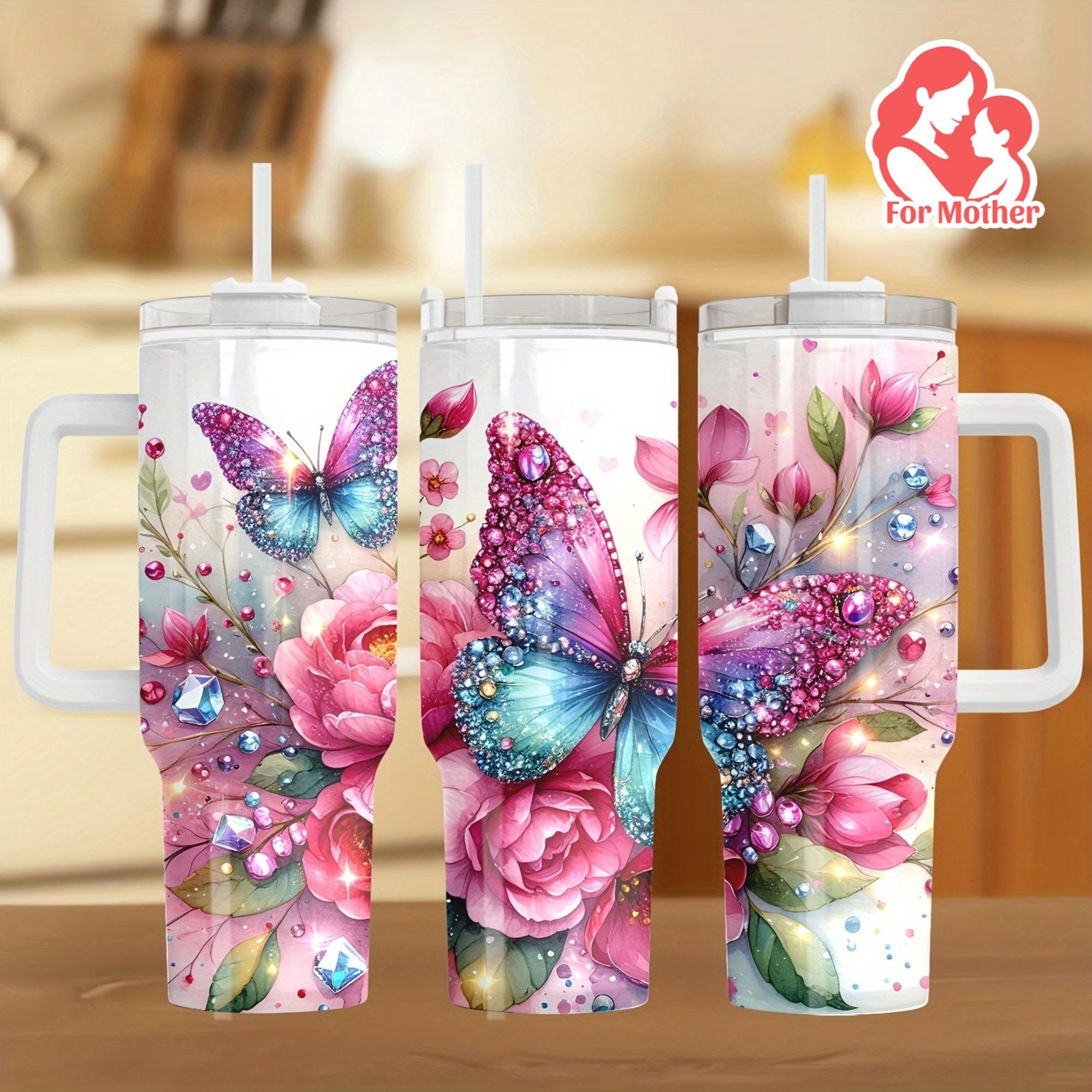 40oz Stainless Steel Tumbler with Custom Logo Double Wall Vacuum Insulated Hot Cold Cup Promotional Gift 40 oz(1133.98g) розовый