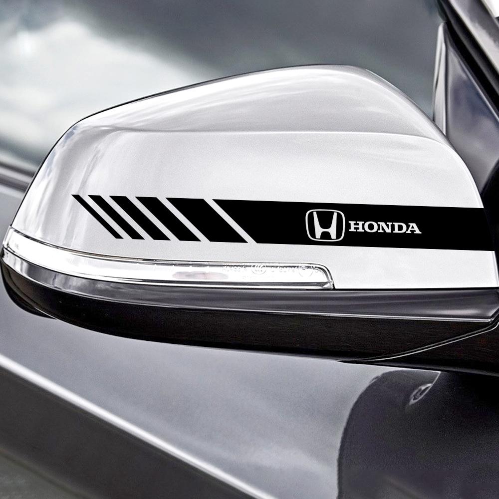 

Car Styling High-quality Rearview Mirror Anti-Rub Protection Decor Stickers For Honda Mugen Accord Civic Vezel City Jazz HRV