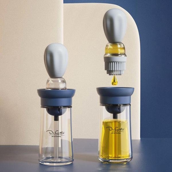 Oil Dispenser With Silicone Brush 2 In 1