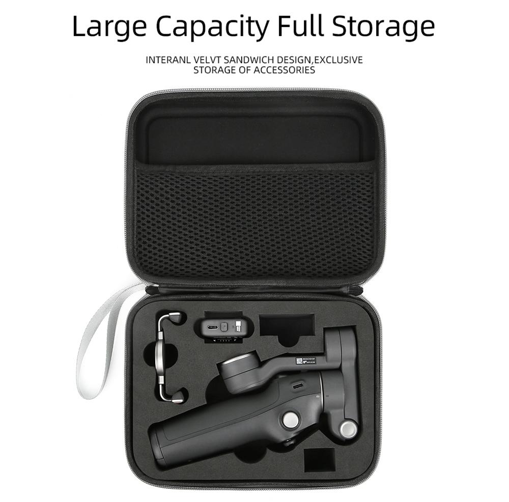 For DJI Osmo Mobile 7/7P Carrying Case: Lightweight, Protective Handbag with Secure Compartments for Tripod & Accessories Case