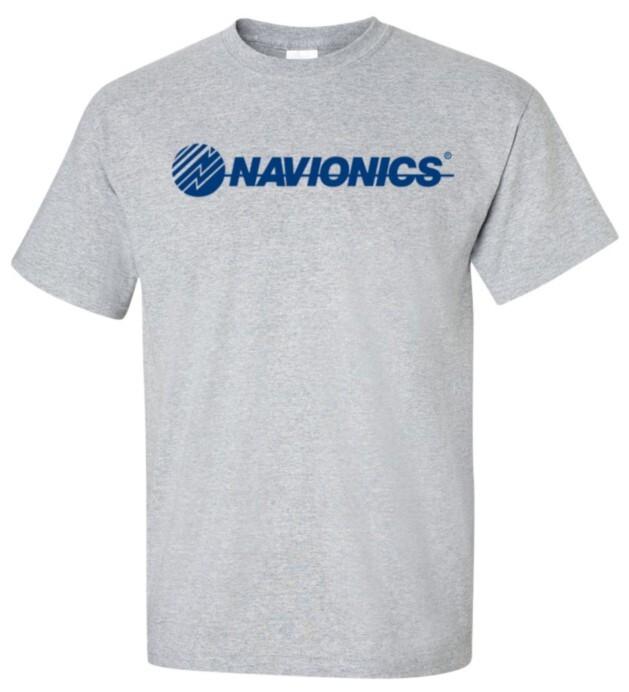 

Navionics boating marine charts t-shirt 3XL