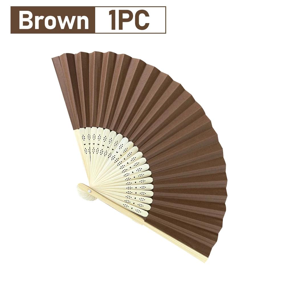 1-20PCS Blank White DIY Paper Bamboo Folding Fan for Hand Practice Calligraphy Painting Drawing Wedding Party Gift Ornament New