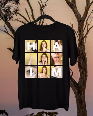 Rare Collection HAIM Band Gift For Fan Short Sleeve Black S-2344XL T-shirt
