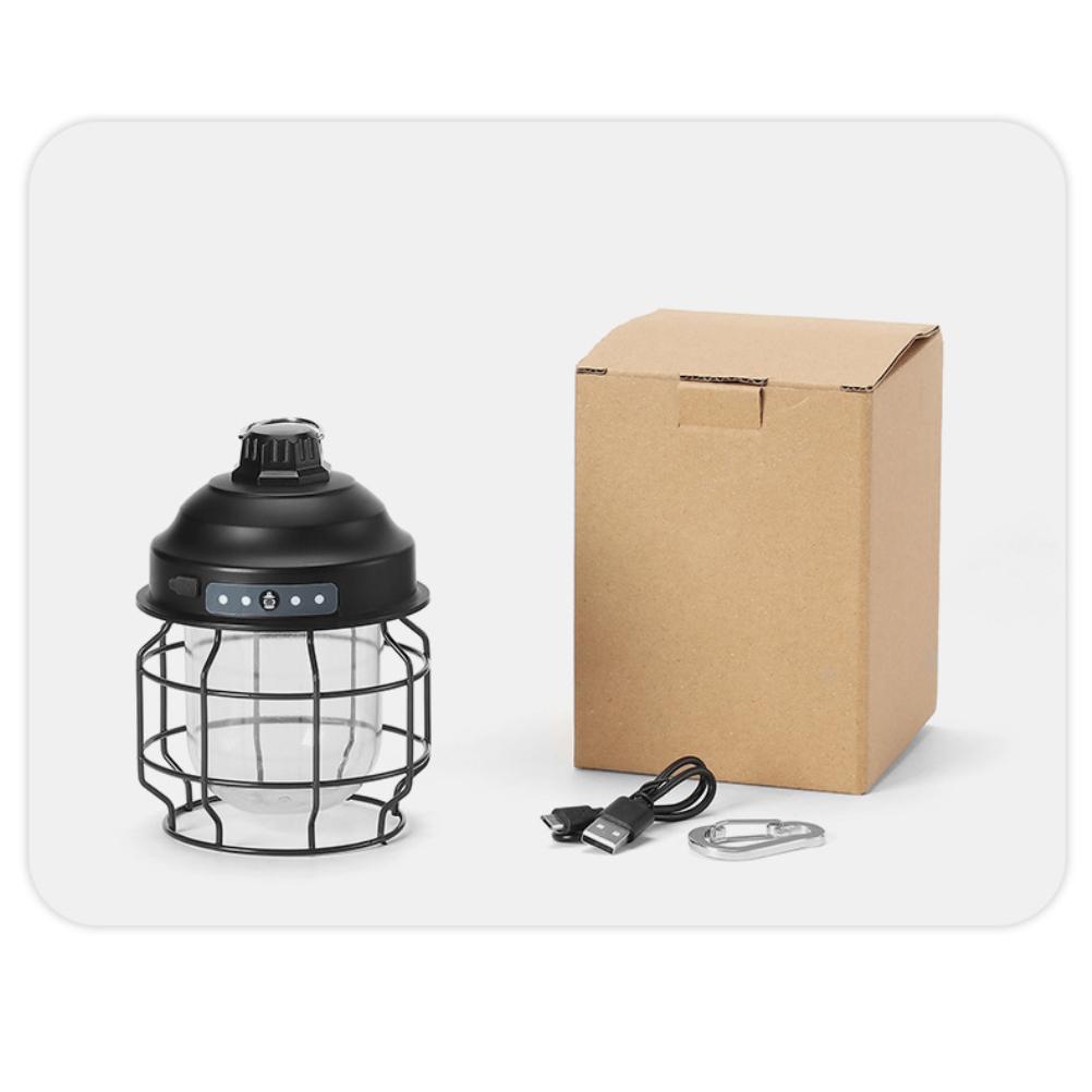 Outdoor Hanging Camping Lanterns Rechargeable Tent Light Vintage Lantern Portable Lamp for Yard Patio Garden Party